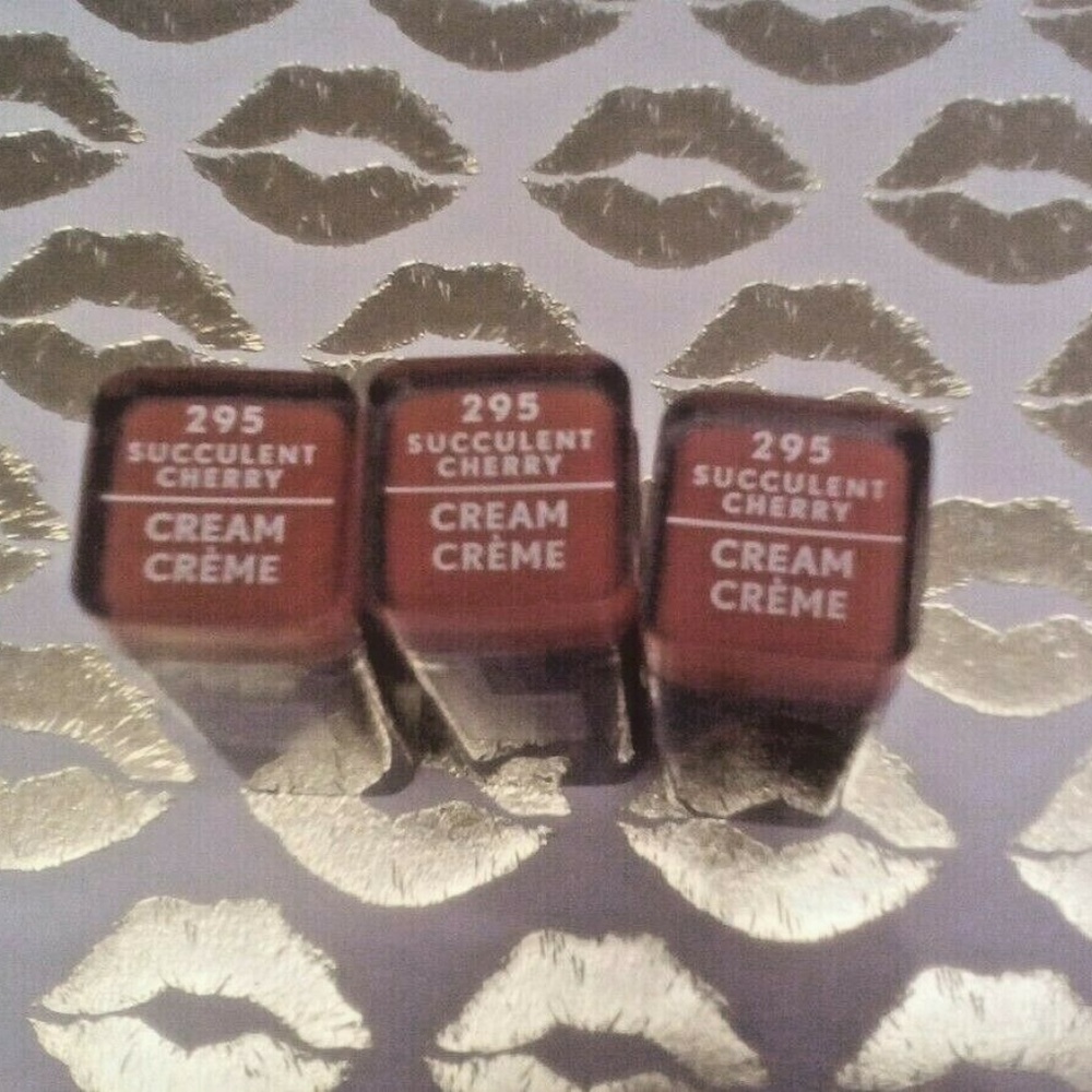 Lot of 3 CoverGirl Lipstick 295 Succulent Cherry - Picture 1 of 3